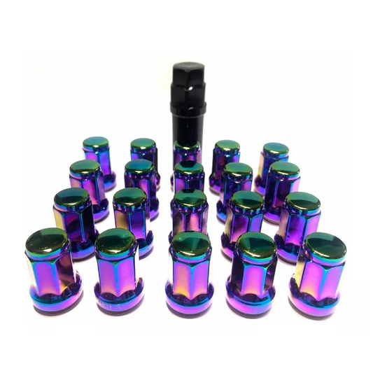 Juego de Tuercas 7 Caras 12x1,50 - 16 Unidades + Llave Color: Tropicalizado