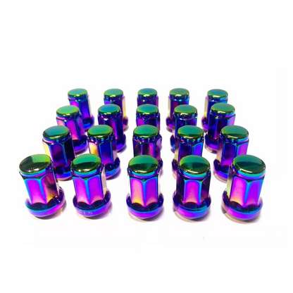 Juego de Tuercas 7 Caras 12x1,50 - 16 Unidades + Llave Color: Tropicalizado